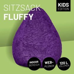 Lumaland Sitzsack Luxury Fluffy Gaming waschbar, günstig online kaufen