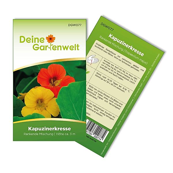 Deine Gartenwelt Kapuzinerkresse Rankende Mischung Samen günstig online kaufen