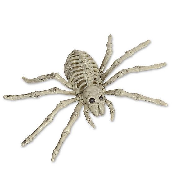 Fries Tierfigur XXL Deko Skelett Spinne 25 x 15 cm Halloween Karneval Party günstig online kaufen