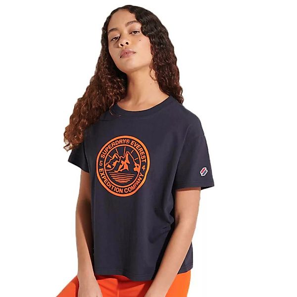 Superdry Code Expedition Boxy Kurzarm T-shirt M Deep Navy günstig online kaufen