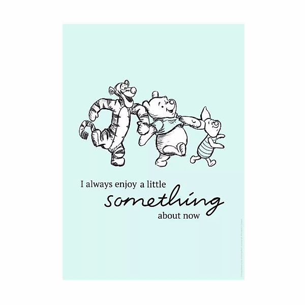 Komar Poster Winnie Pooh Little Something Disney B/L: ca. 30x40 cm günstig online kaufen