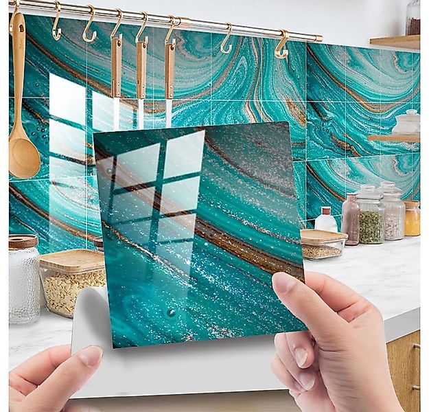 COOL-i ® Fliesenaufkleber, 10 St PVC Selbstklebende,(10cm,15cm zwei Größen) günstig online kaufen