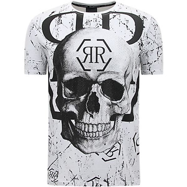 Enos  T-Shirt Totenkopf Strass günstig online kaufen