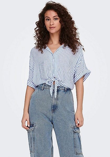 ONLY Kurzarmbluse ONLPAULA LIFE S/S TIE SHIRT WVN NOOS Viskose, regular fit günstig online kaufen