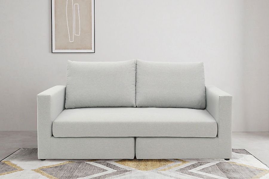 DOMO collection 2-Sitzer "Bibury, modernes Sofa, B/T/H: 178/80/90 cm" Sitzf günstig online kaufen