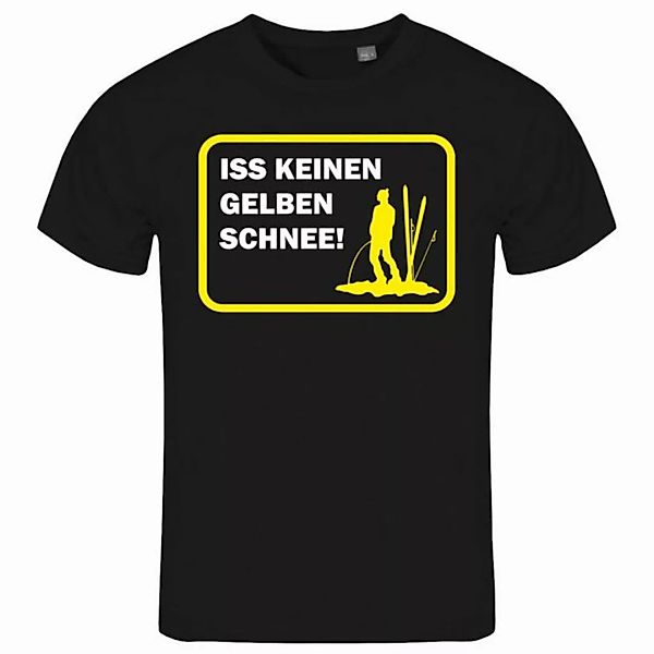 deinshirt Print-Shirt Herren T-Shirt Iss keinen gelben Schnee Funshirt mit günstig online kaufen