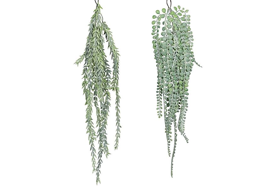 Kunstblume Künstliche Sukkulenten hängend, im 2er Set, Plastikpflanzen in 6 günstig online kaufen