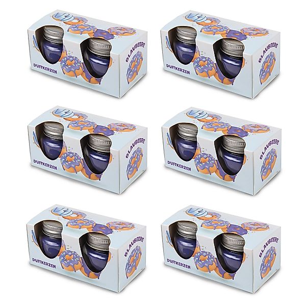 HS Candle Duftkerze Kerzenset 12er-Pack (12-tlg), Kerze im Glas mit Deckel, günstig online kaufen