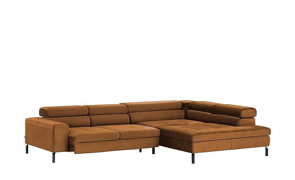 Gallery M Ecksofa  Felicia Due ¦ braun ¦ Maße (cm): B: 309 H: 72 T: 215 Pol günstig online kaufen