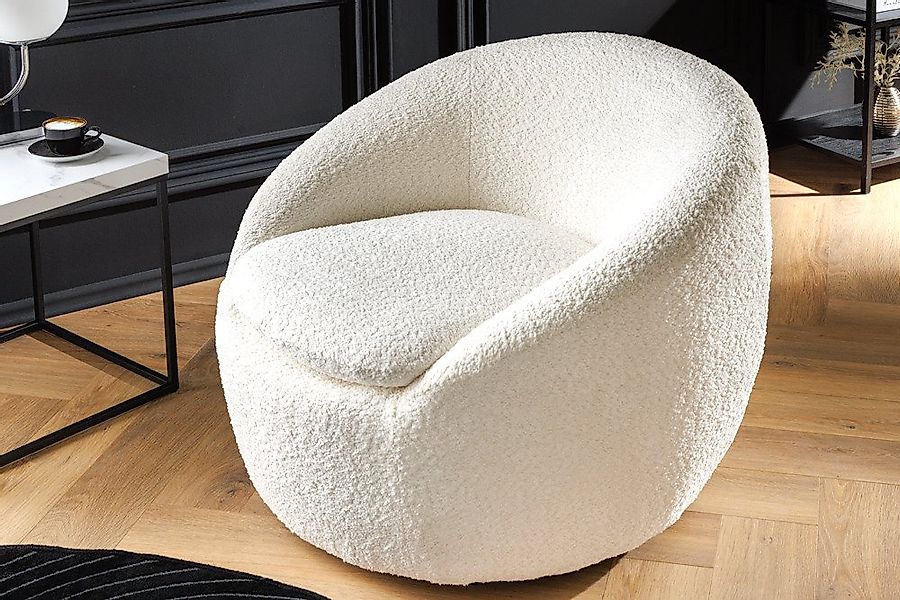 riess-ambiente Drehsessel ALPINE weiß (Einzelartikel, 1-St), Wohnzimmer · B günstig online kaufen