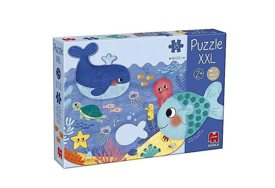 Goula Puzzle Goula 1120700014 Ozean 18 Teile XXL Puzzle, 18 Puzzleteile günstig online kaufen