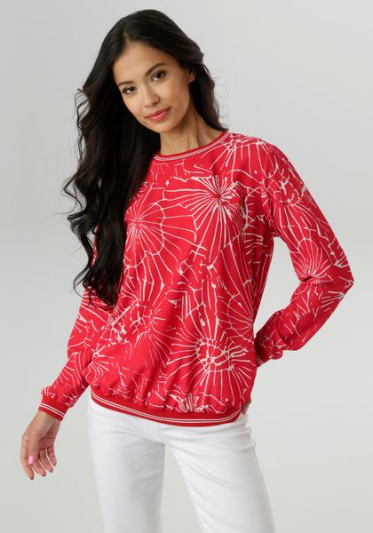 Aniston SELECTED Shirtbluse mit sportiven Bündchen günstig online kaufen
