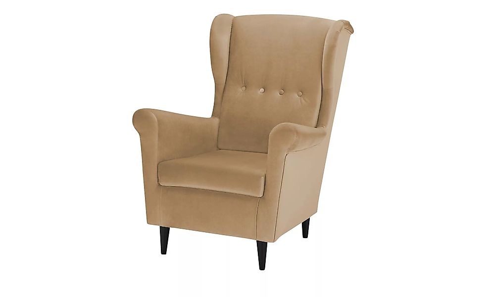 smart Sessel  Hubertine - beige - 82 cm - 102 cm - 89 cm - Polstermöbel > S günstig online kaufen