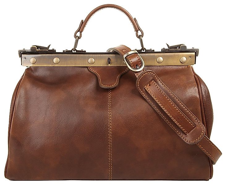 Piké Henkeltasche, echt Leder, Made in Italy günstig online kaufen