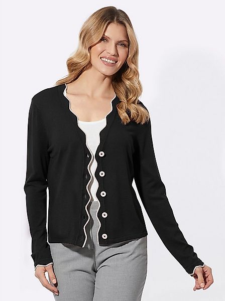 Sieh an! Strickjacke Strickjacke Langarm Jersey günstig online kaufen