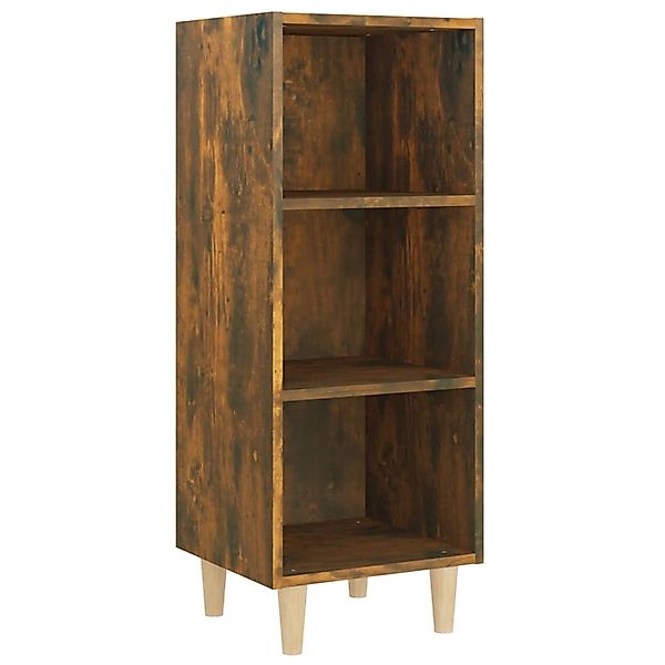 vidaXL Sideboard Räuchereiche 34,5x32,5x90 cm Holzwerkstoff 817420 günstig online kaufen
