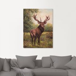 Artland Wandbild Hirsch, Wildtiere (1 St), günstig online kaufen