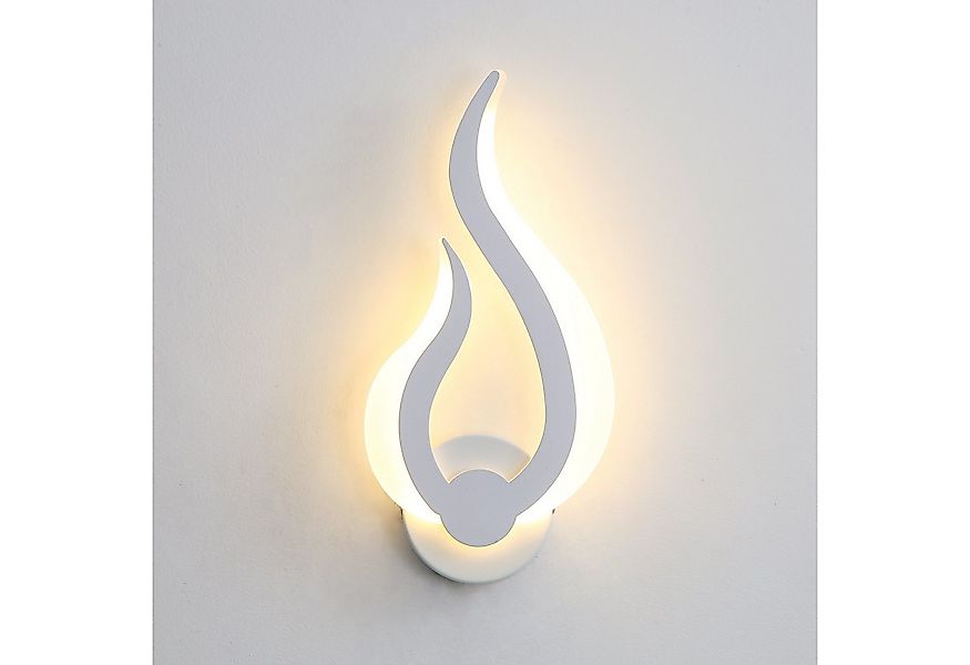 Goeco Wandleuchte Flammen Wandlampe, für Flur, Innenhof, 10W warmes Licht 3 günstig online kaufen