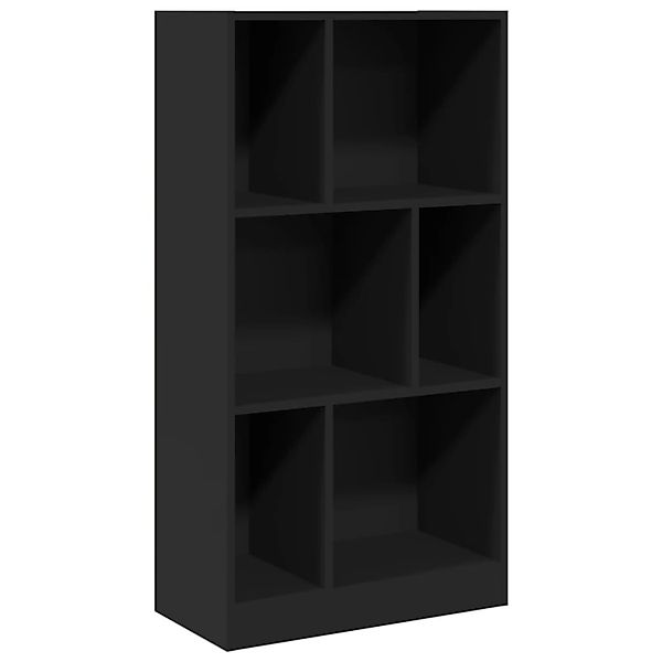 VidaXL Bücherregal Schwarz 57x28,5x107,5 cm Holzwerkstoff günstig online kaufen