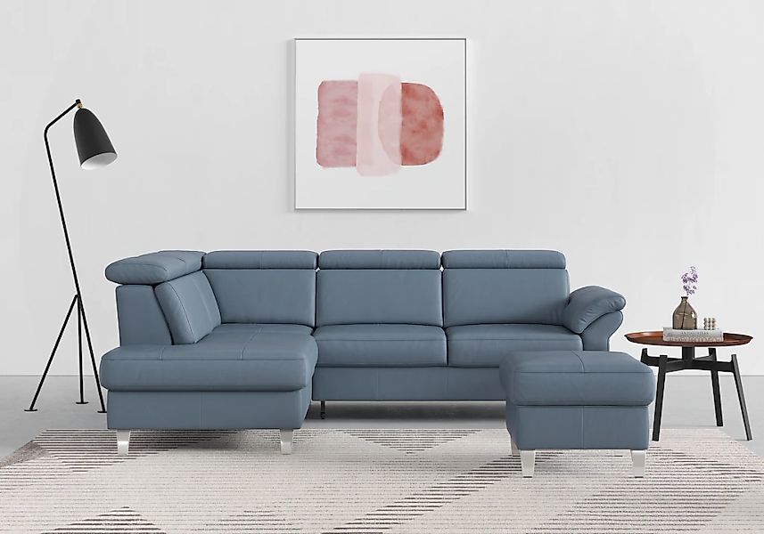 sit&more Ecksofa, inklusive Kopfteilverstellung, wahlweise mit Bettfunktion günstig online kaufen