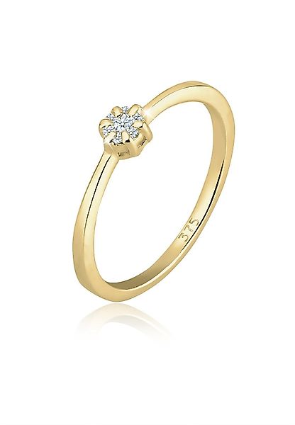 Elli DIAMONDS Verlobungsring Verlobungsring Blume Diamant günstig online kaufen
