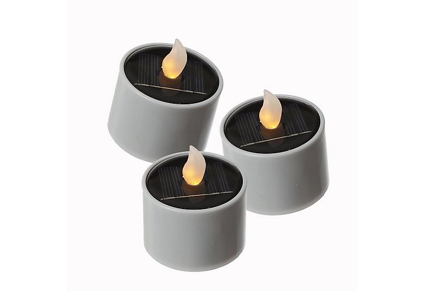 MARELIDA LED-Kerze LED Solar Teelichter Garten Outdoor Solar Kerze Solarleu günstig online kaufen
