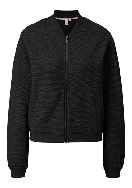 QS Sweatjacke Sweatshirt Sweatshirt im Blousonstyle günstig online kaufen