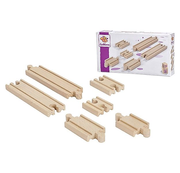 Eichhorn Spielzeug-Eisenbahn Eichhorn Bahn, Ausgleichsschienen 6-tlg. 10000 günstig online kaufen