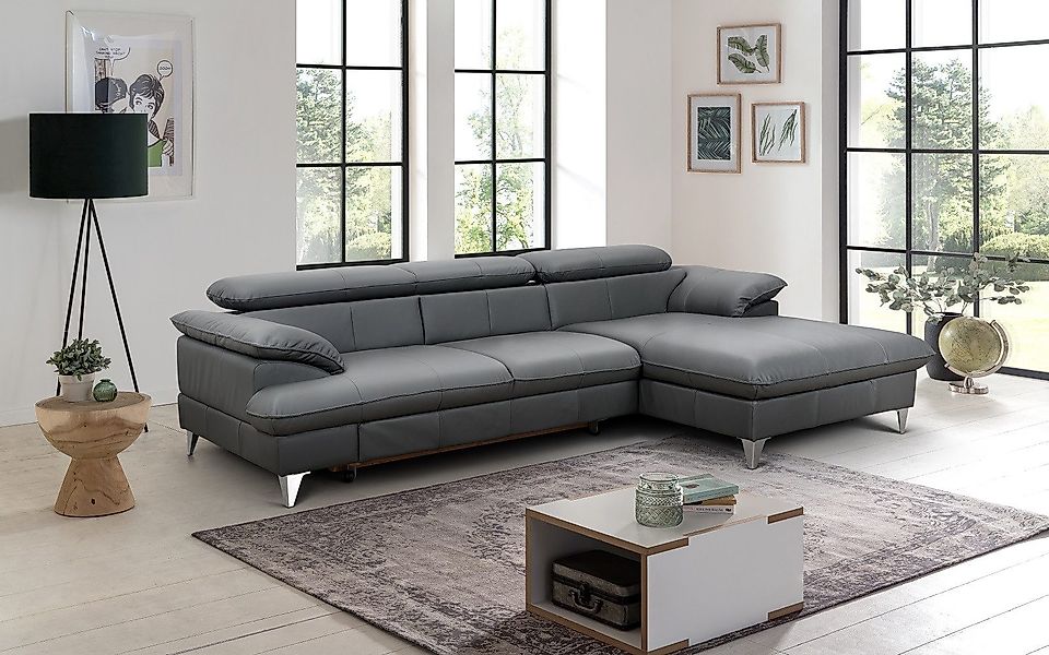 COTTA Ecksofa David Echtleder, Echtleder mit günstig online kaufen