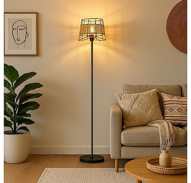 NOWA Stehlampe, Leuchtmittel nicht inklusive, Stehleuchte Standlampe Käfig- günstig online kaufen