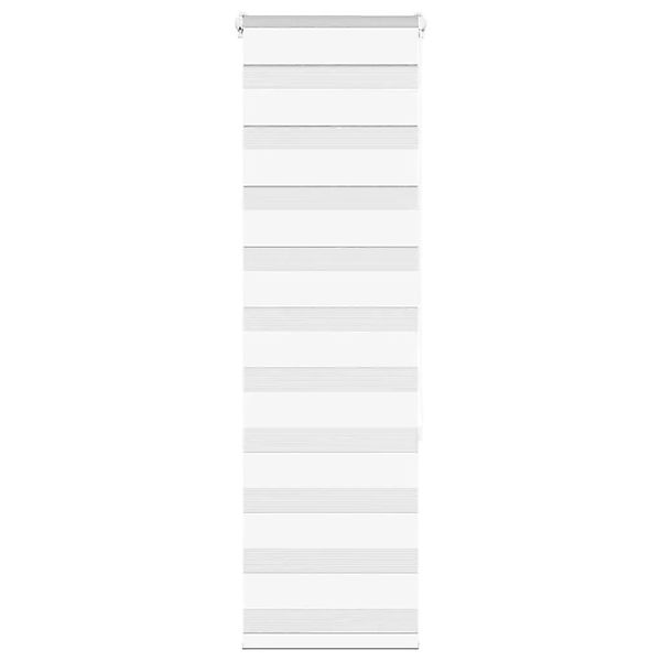 vidaXL Doppelrollo Weiß 45x150 cm Stoffbreite 40,9 cm Polyester 4014744 günstig online kaufen