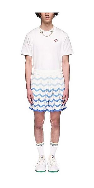 Casablanca Shorts Casa Blanca Wavy Gradient Crochet Shorts günstig online kaufen