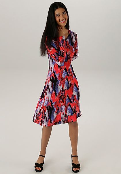 Aniston SELECTED Jerseykleid, im modernen und abstrakten Farbverlauf günstig online kaufen