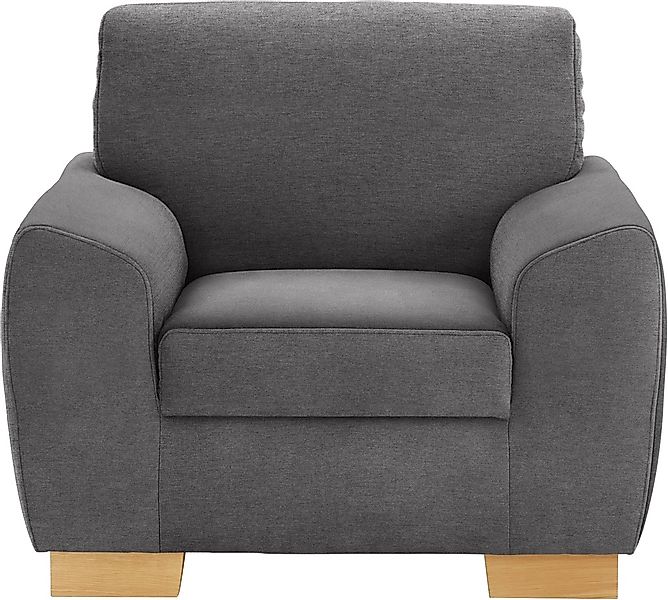 DOMO collection Sessel "Incanto, kubische Formensprache, komfortabel, flach günstig online kaufen