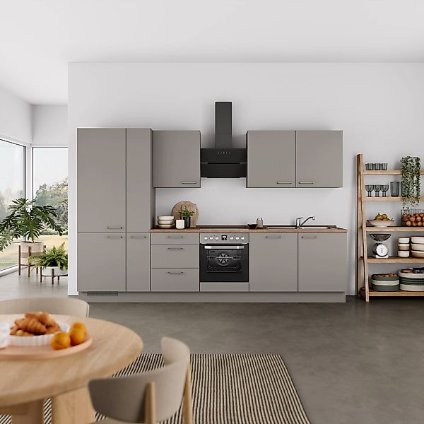 nobilia Küchenzeile ""Laser II", Ausrichtung wählbar, Breite 330 cm" vormon günstig online kaufen