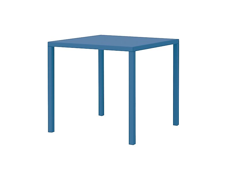 Terrassentisch Quatris 80x80x75 cm blau AZ günstig online kaufen