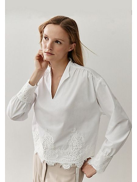 MORE&MORE Langarmbluse verkürzte Langarmbluse günstig online kaufen