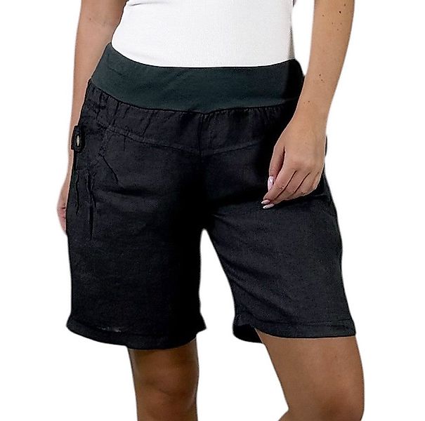 Mississhop Leinenhose 100 % Leinen Leinenshorts günstig online kaufen