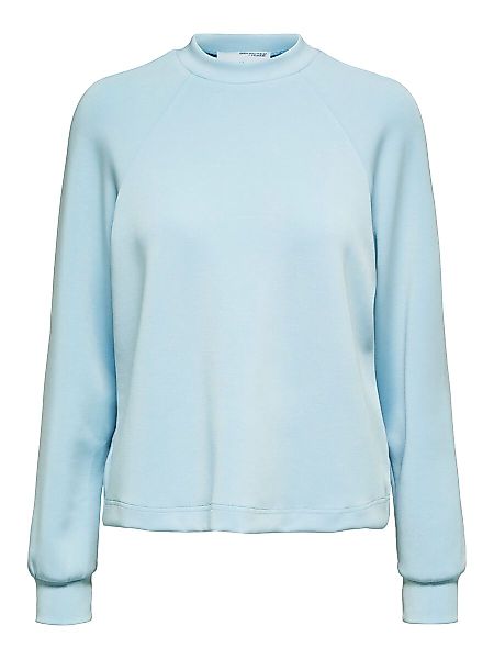 SELECTED Langarm- Sweatshirt Damen Blau günstig online kaufen