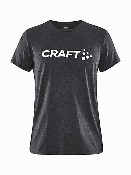 Craft Kurzarmshirt Community Logo SS Tee W BLACK-MELANGE günstig online kaufen