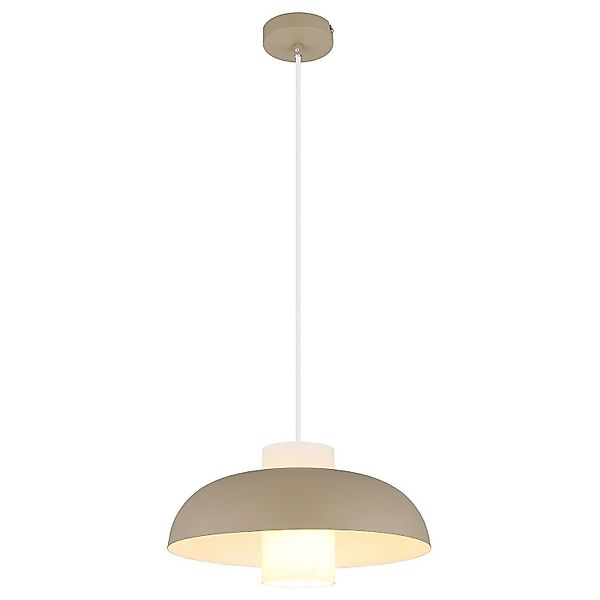 GLOBO LIGHTING Pendelleuchte LOWE, 1-flammig, Sandfarben günstig online kaufen