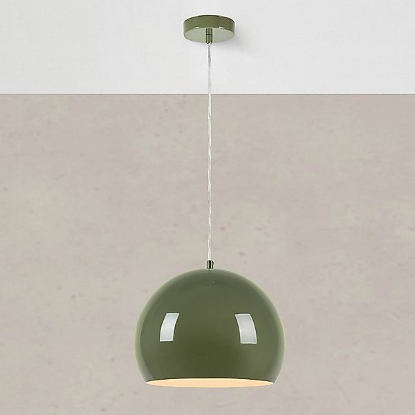 Pendellampe Pop, Ø 28 cm, grün, Metall günstig online kaufen
