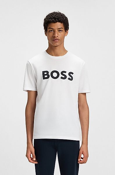 BOSS ORANGE T-Shirt Thinking mit großem BOSS Druck auf der Brust günstig online kaufen