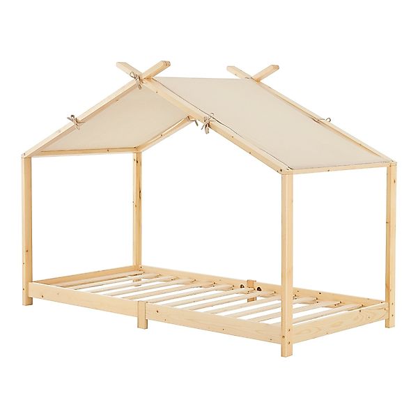 en.casa Kinderbett, »Brome« Hausbett 90 x günstig online kaufen