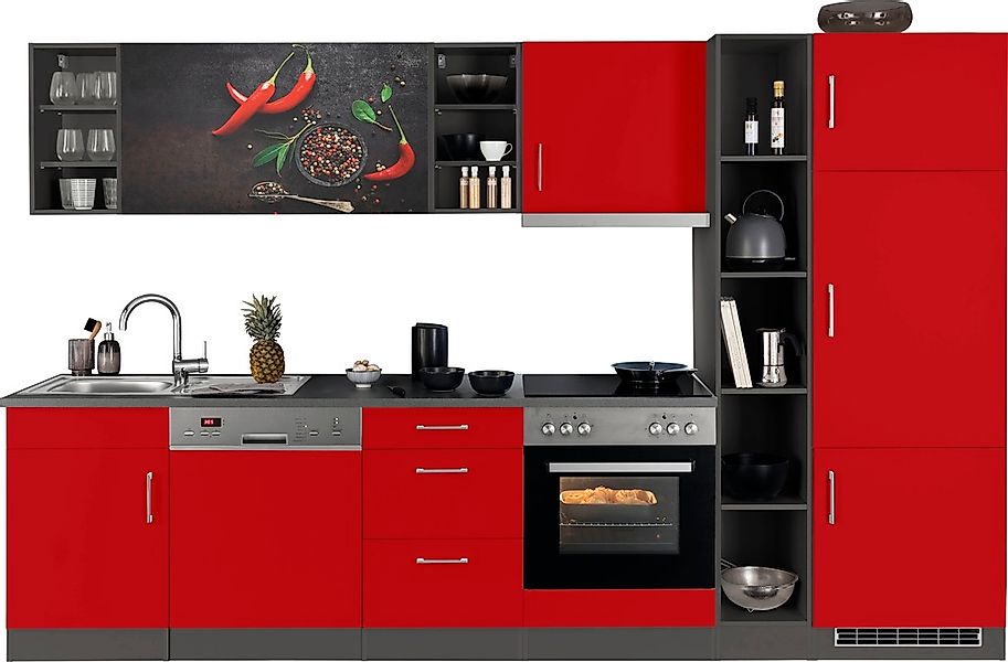 KOCHSTATION Küchenzeile "KS-Paris – Küchen mit einzigartigen Fotomotiven au günstig online kaufen