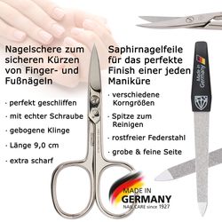 3 SCHWERTER Maniküre-Etui Nagelpflege, Maniküre Set günstig online kaufen