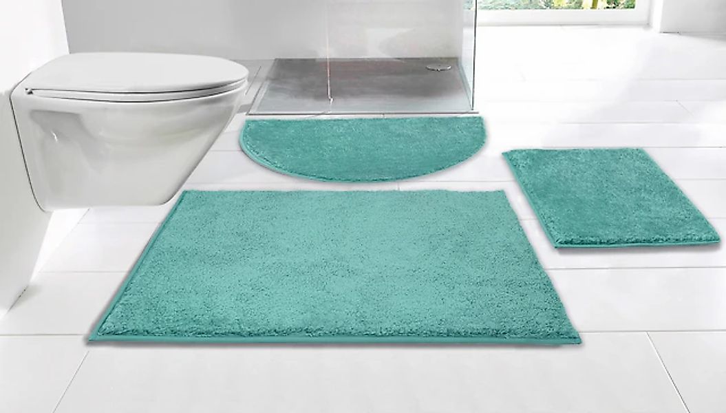 my home Badematte »Juna, Badteppich« Höhe 15 mm rutschhemmend beschichtet f günstig online kaufen