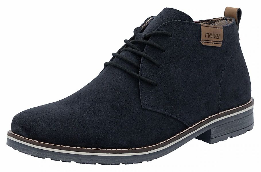 Rieker Schnürstiefelette, mit kariertem Innenfutter günstig online kaufen