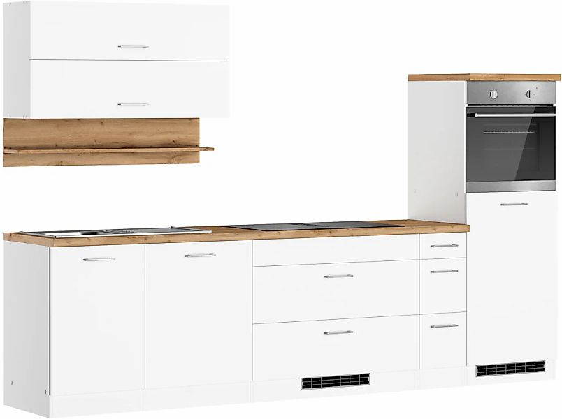 KOCHSTATION Küchenzeile "KS-Milan", Breite 300 cm, wahlweise mit E-Geräten, günstig online kaufen