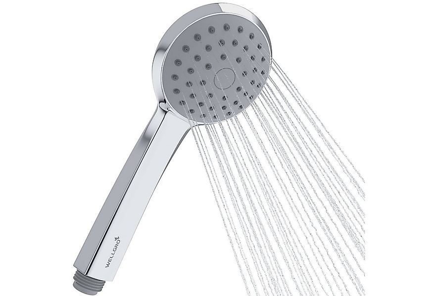 Wellgro Duschbrause Duschkopf aus hochwertigen ABS-Kunststoff günstig online kaufen